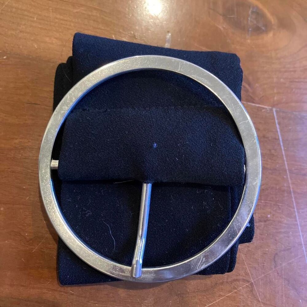 Unbranded Women's Silver and Black Belt